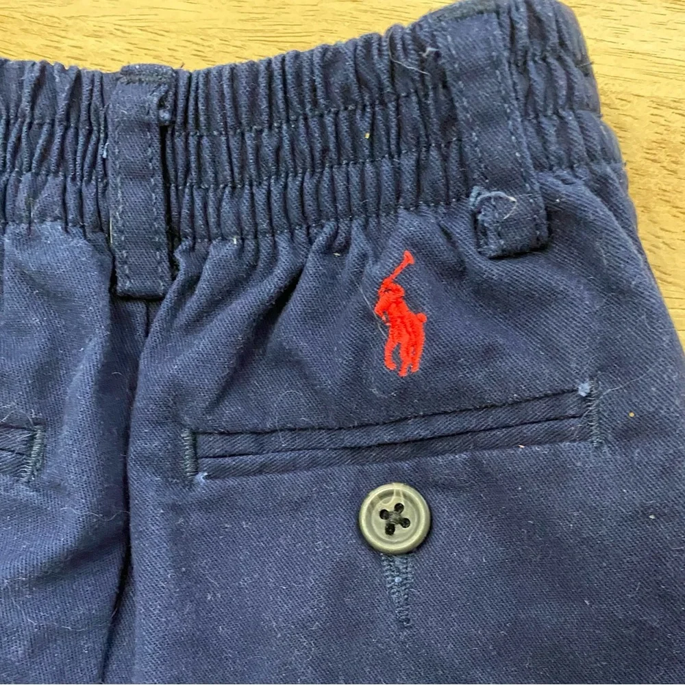 Ralph Lauren Infant Sz 6 mo Navy Polo Chino‎ Pants